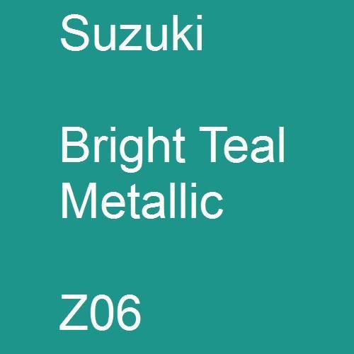 Suzuki, Bright Teal Metallic, Z06.